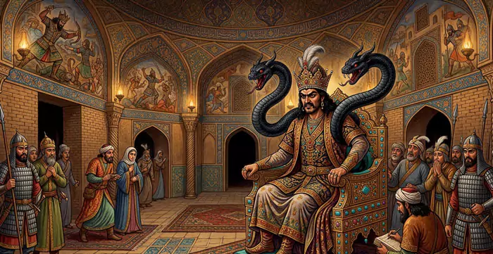 خلاصه داستان ضحاک ماردوش به زبان ساده؛ خونخوارترین پادشاه ایران