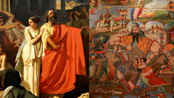 مقایسه تراژدی ادیپ شهریار و داستان رستم و سهراب