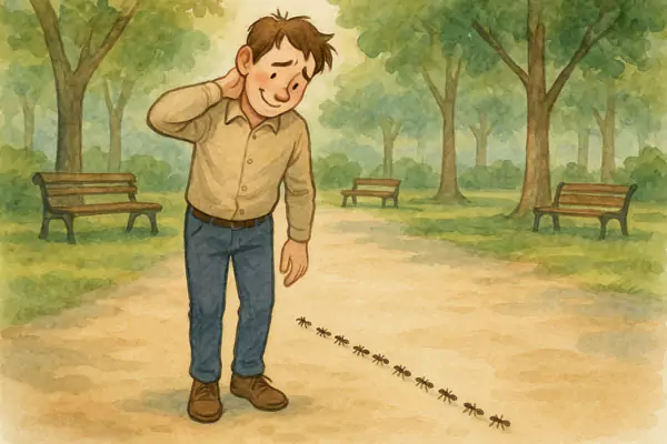 داستان کوتاه رقص با مورچه ها