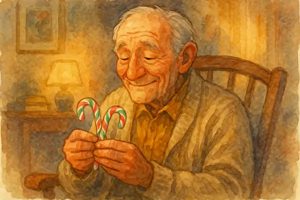 داستان کوتاه آبنبات عصایی