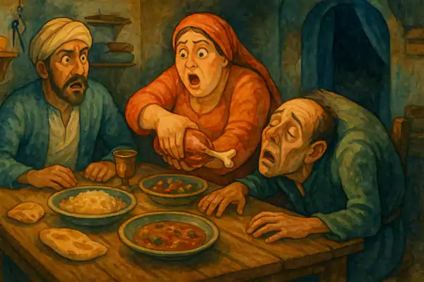 سه داستان از هزار و یک شب خلاصه شده همراه با تصویرسازی