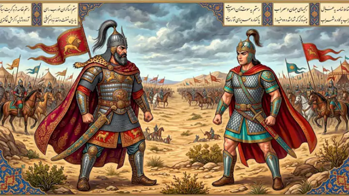 داستان رستم و سهراب برای کودکان؛ روایت ساده و روان از شاهنامه